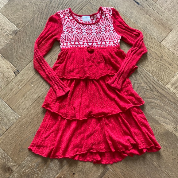 NWOT - Hanna Andersson Girl’s Knitting in Swedish Sweater Dress - Picture 1 of 8